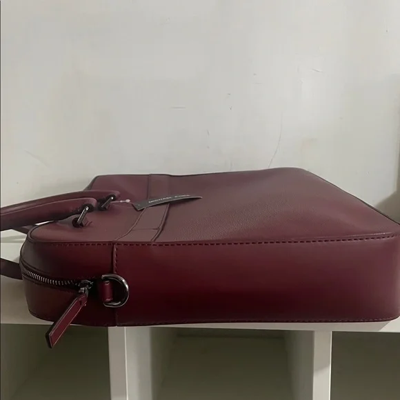 MK COOPER DARK CHERRY COMMUTER BRIEFCASE BAG RETAIL $598 NEW